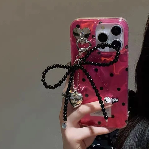 Чехол с бабочкой в горошек для Samsung Galaxy S25 S24 S23 Ultra S22 S21 Plus S20 FE S21 Ultra A16 A55 A35 A25 A15 A54 A34 A14 Cover