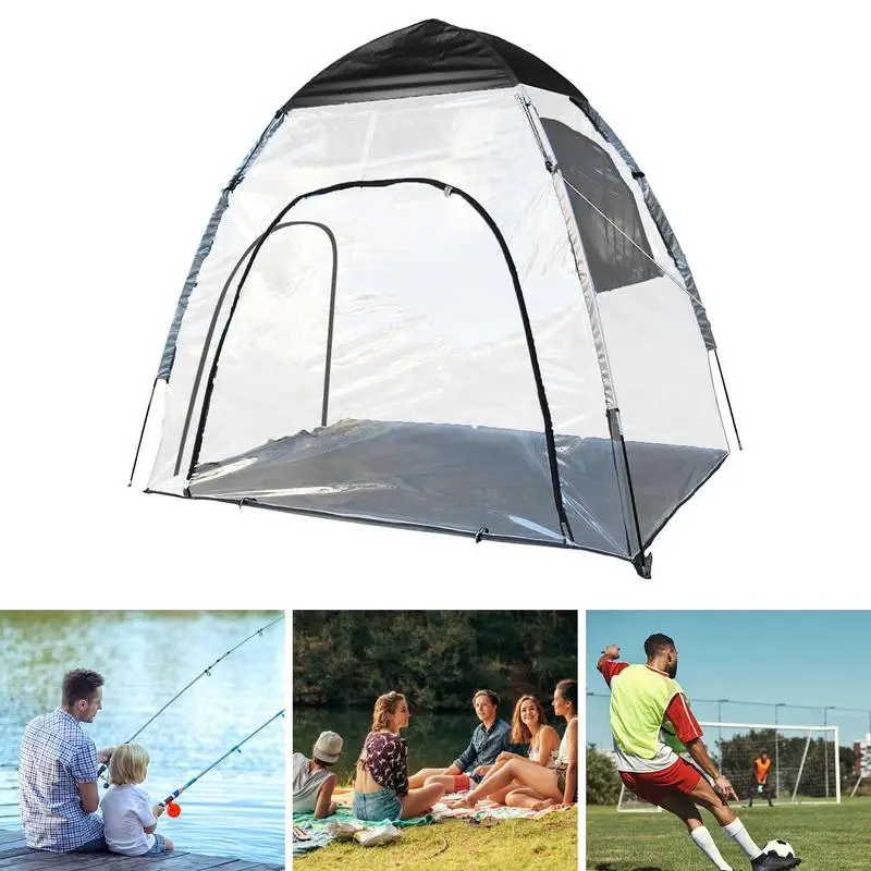 Палатка туристическая прозрачная на 2-3 человек портативный тент для отдыха