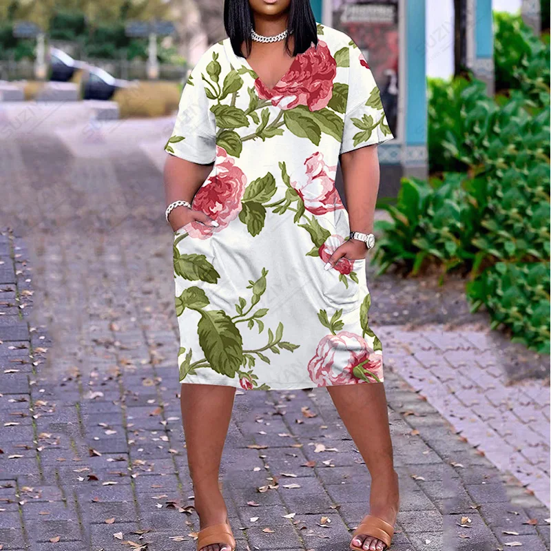 

Bohemia Beach Outfits For Women Oversized Clothing Plus Size Women Clothing Dress British Summer Clothing Vintage Dress Women