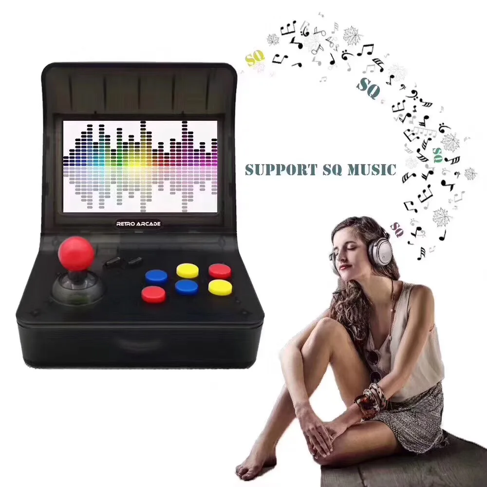 

Retro Arcad Video Games Console Bulit In 3000 Games 16G Memory Support Dual Handle To Connect Tv Music Picture TF C