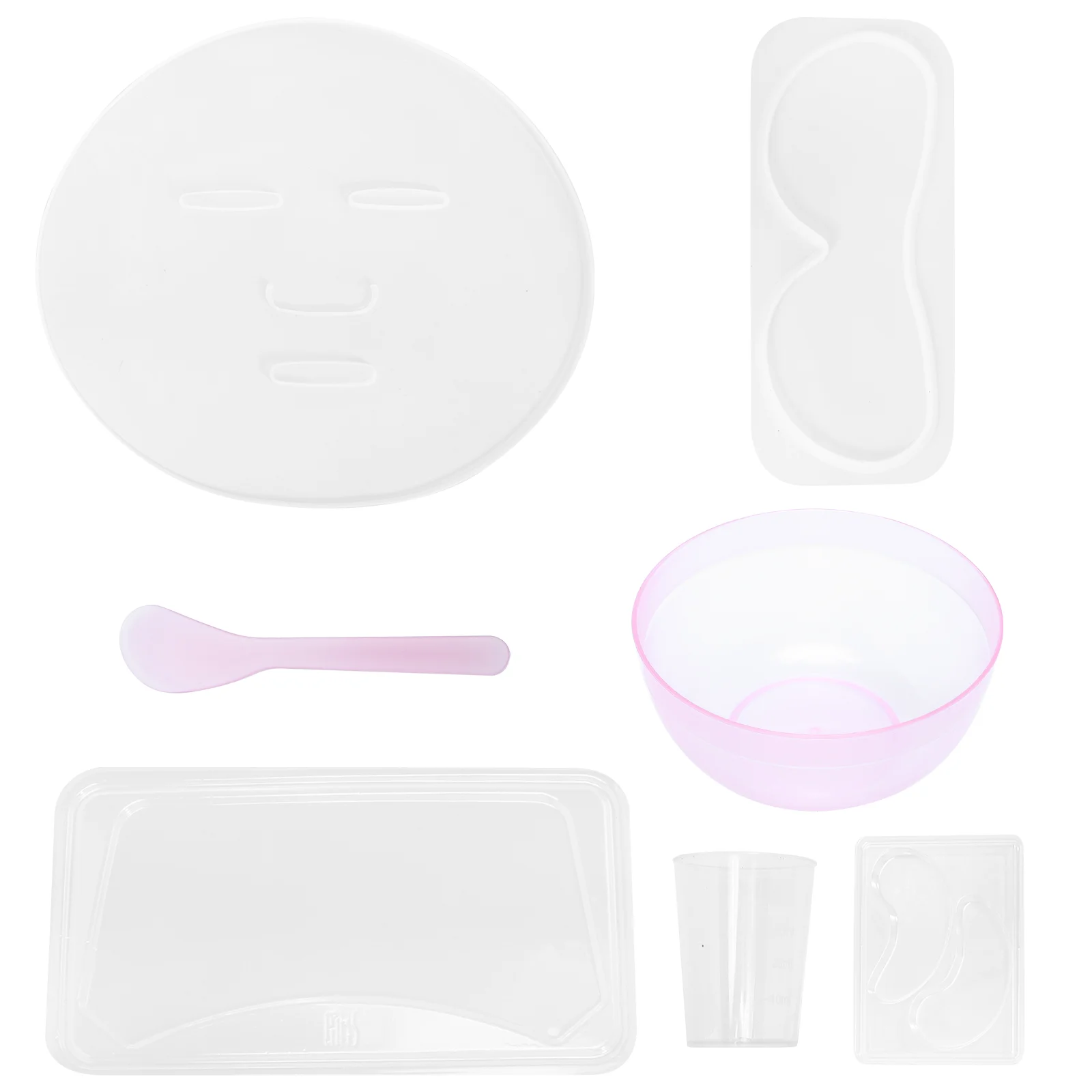 

Facial Face Silicone Sheet Mold Tray Diy Making Molds Sheets Reusable Casting Plate Sleeping Crafts Moisturizing Serving Dish