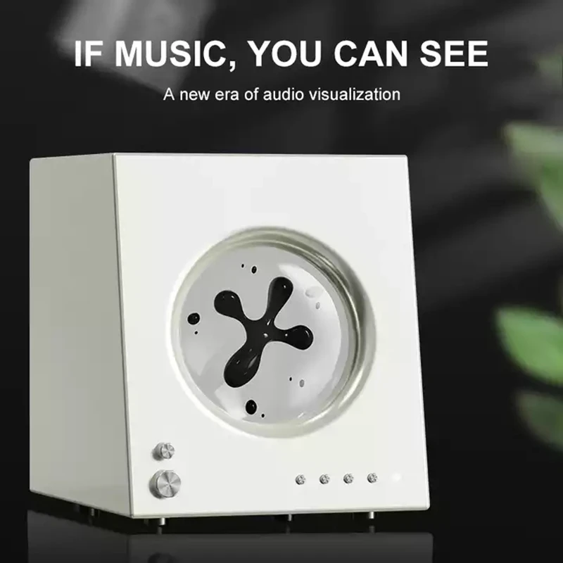 

Bluetooth-колонка с датчиком зрения, Портативная колонка с ритмом басов, магнитная жидкая музыкальная колонка с ядом, беспроводной компьютерный...