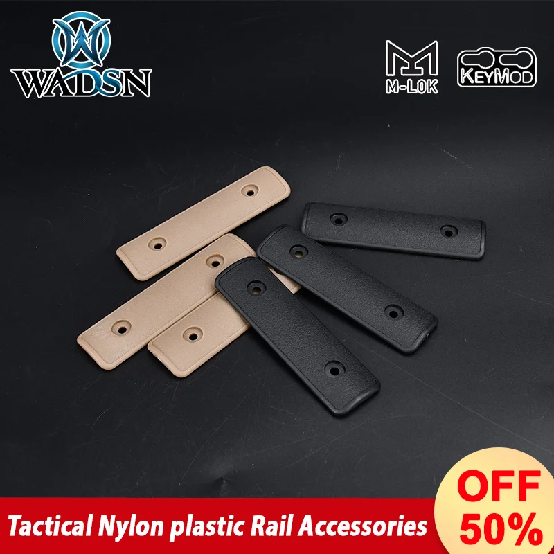 

Toy Accessories 3PCS MLOK M-LOK Nylon Plastic Rail Mount Kit Airsoft SLOT SYSTEM For Outdoor Wargame Hunting Rail Covers