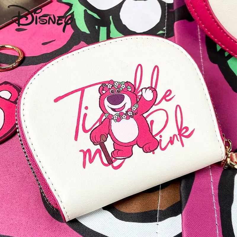 Disney Strawberry Bear Fashion Cartoon Driver's License Protector Bank Card Bag Women's Multifunctional Storage Card Case