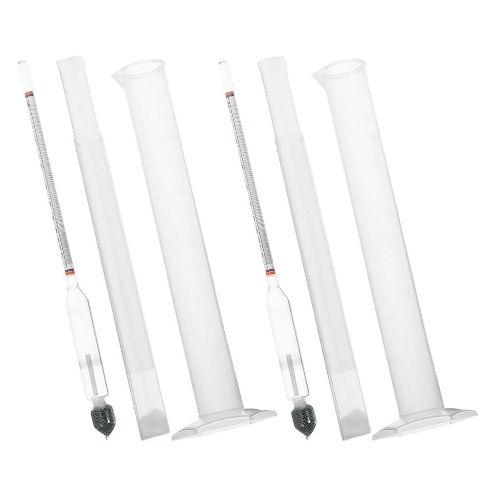 2-комплект измерителя плотности ареометр шкала спирта пластик для заваривания