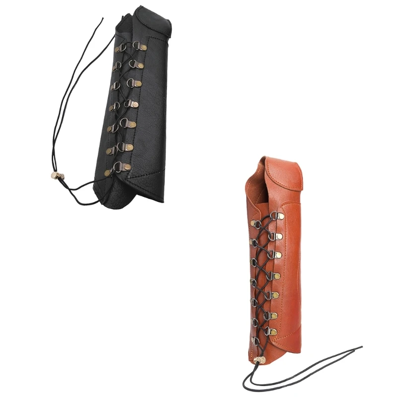 

Нарукавники для стрельбы из лука, скандинавские манжеты для косплея, вечеринки, средневековые рукавицы с загнутой рукой, доспехи