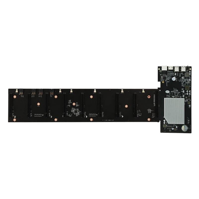 

Оригинальная материнская плата для майнинга BTC, 8 карт PCIE X16, графический слот, высота 67 мм, DDR3, быстрая память, материнская плата MSATA USB 2,0