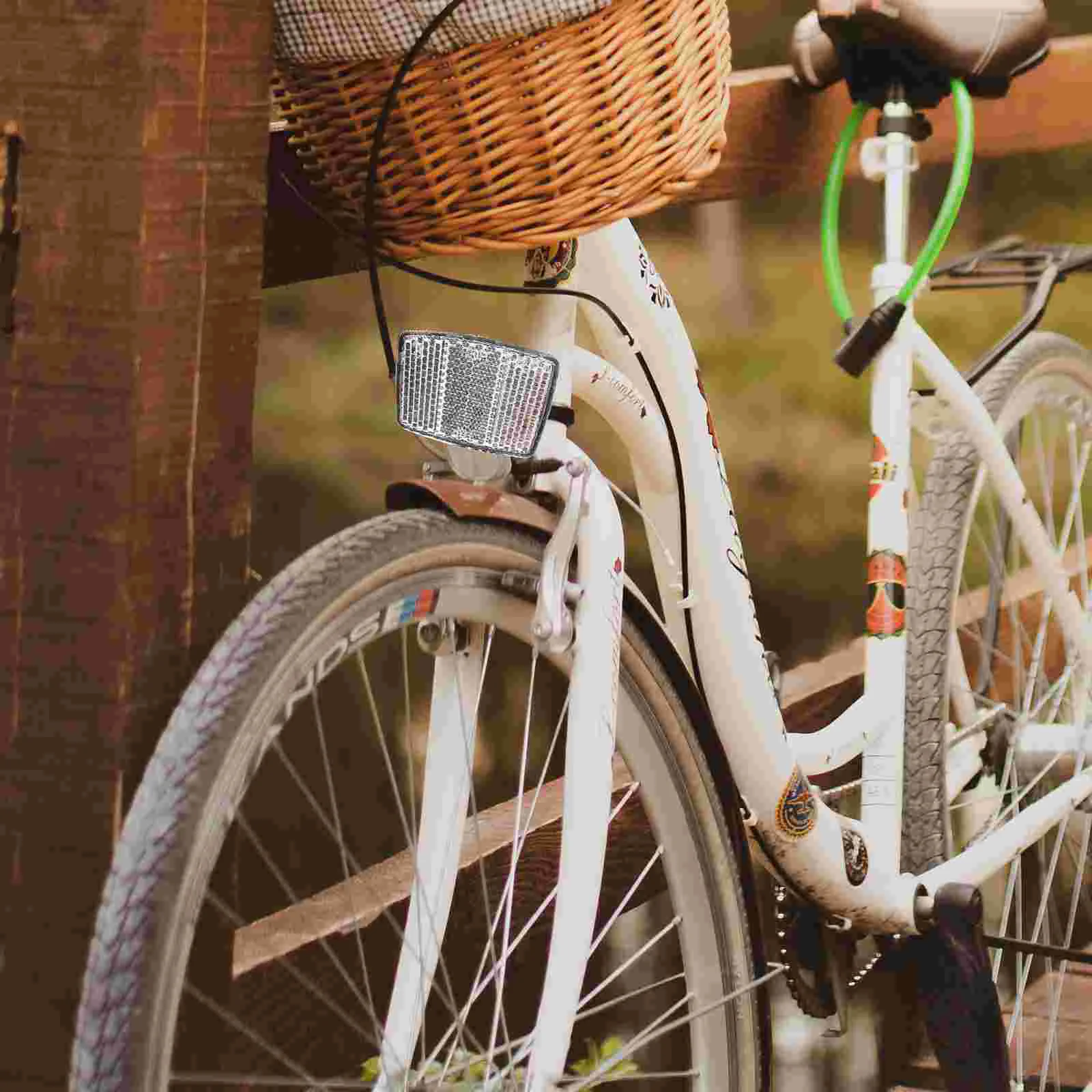 

Bicycle Reflector Bike Reflectors Front Rear Accessories Spokes Cycling Handlebar Adult Bikes Plastic Lights Decorations