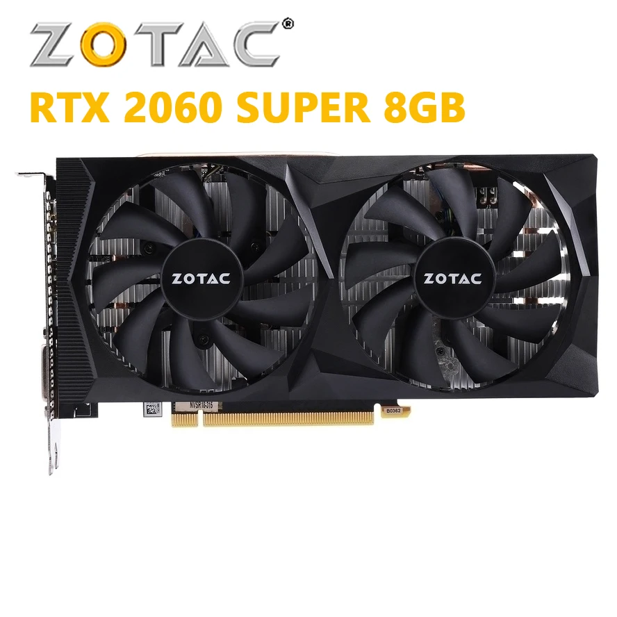 ZOTAC GeForce RTX 2060 SUPER-8GD6 Graphic Cards GPU Map For NVIDIA RTX 20 series RTX2060 SUPER 8GB RTX 2060s 8G Video Card Used
