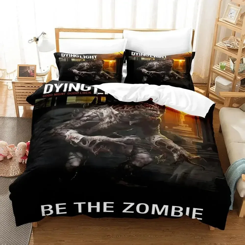 3d Print Game Dying Light 2-Stay Human Комплект постельного белья Single Twin Full Queen King Size для взрослых и