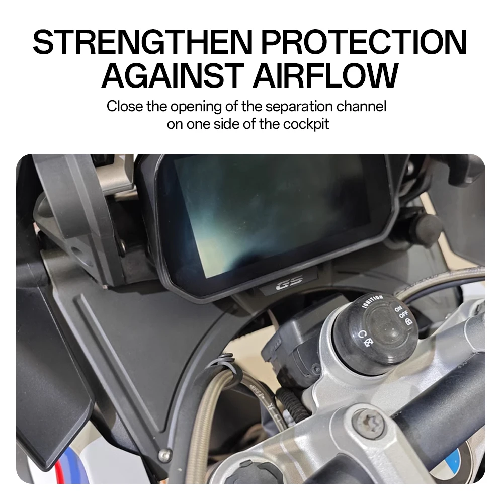 Фото Подходит для BMW 1250 1200 R1250GS R 1250 GS Adventure R1200GS LC ADV, обтекатель кабины, дефлектор ветра с восходящим потоком, аксессуары для мотоциклов №5
