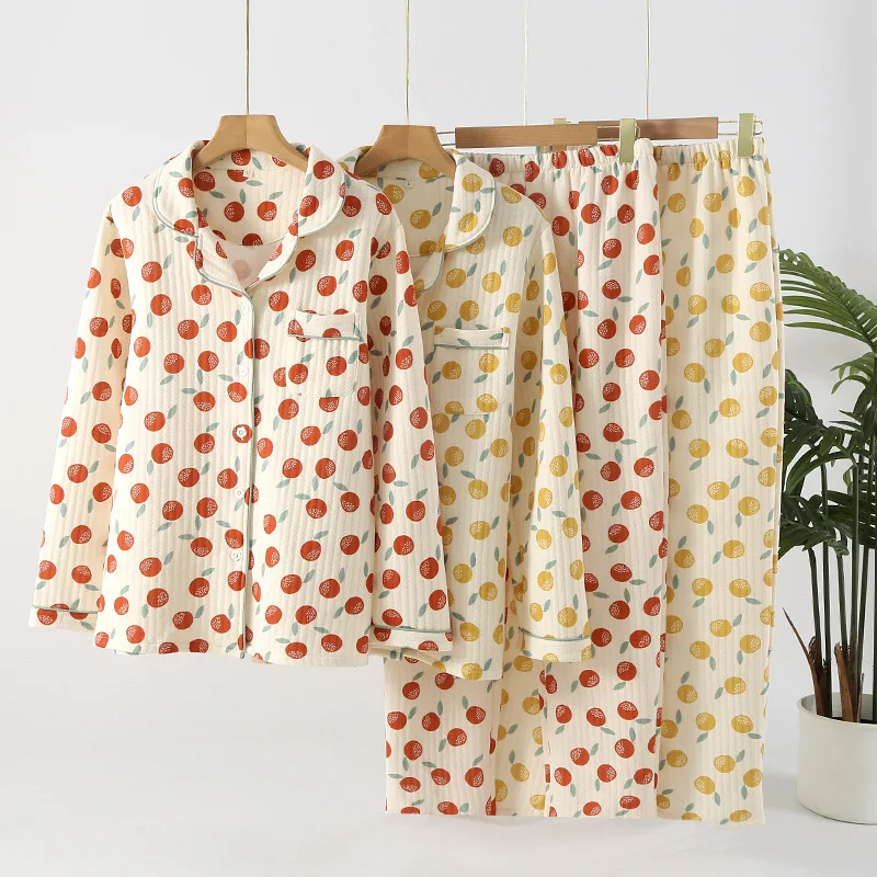 Утепленная одежда для сна из двух предметов женская домашняя пижама брюки