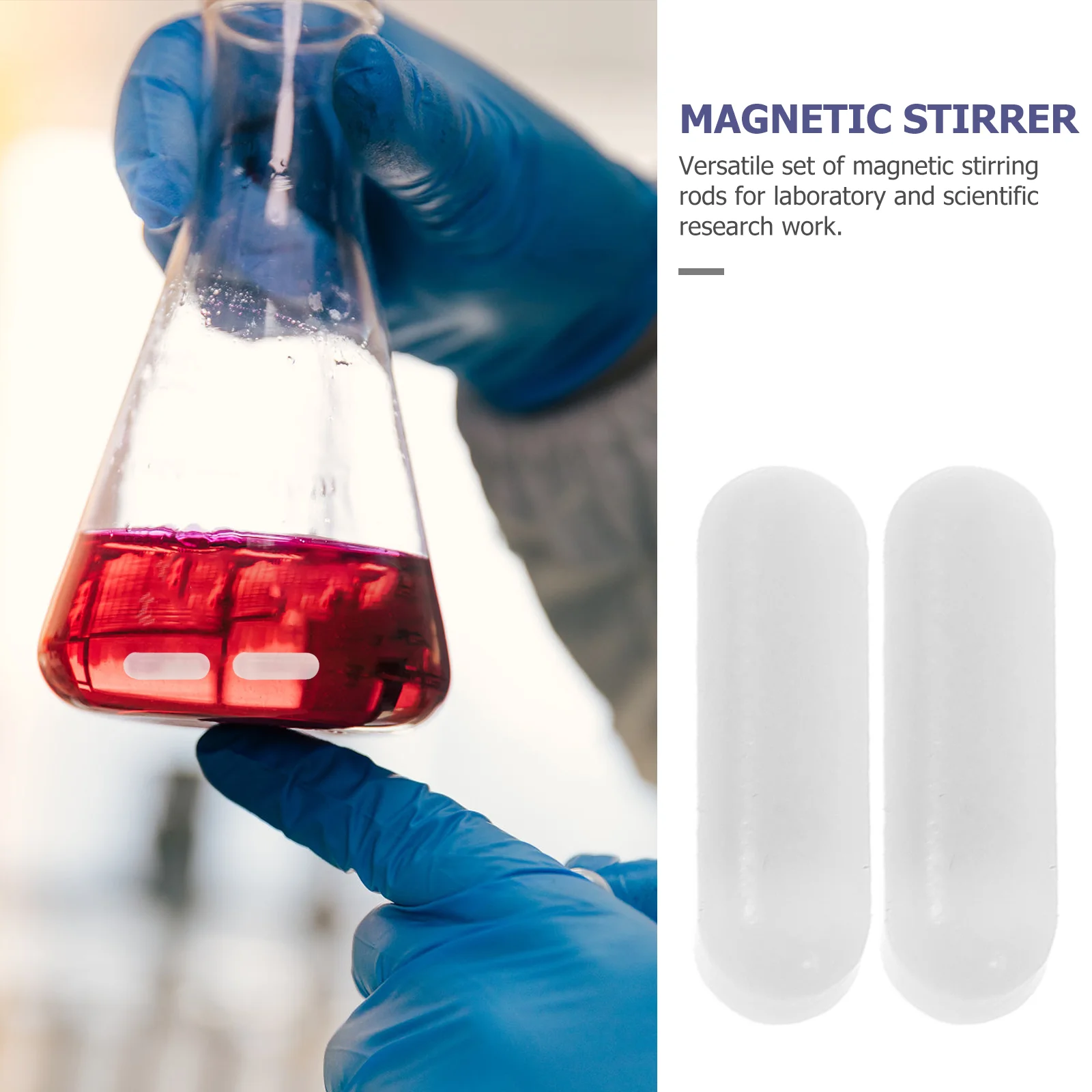 Магнитный стержень для перемешивания лабораторный барный миксер овальные