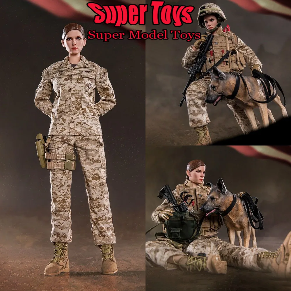 Фонарик FS73042 масштаб 1/6 женщина-солдат США морская пехота тренировочная женщина