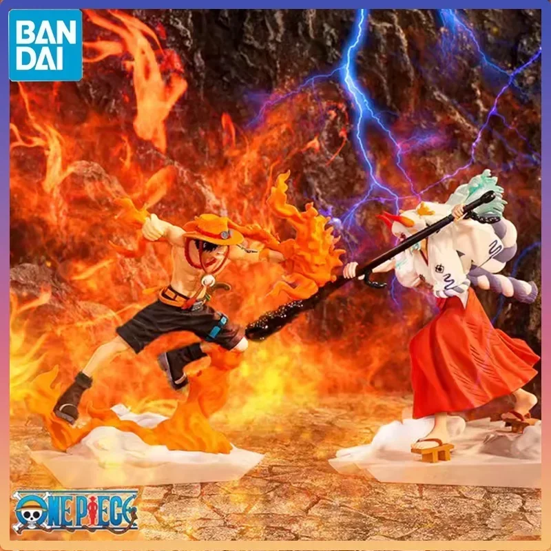 

Bandai Original One Piece Figure Ace Yamato Anime Action Figures Statuary Toy Model Decoration Collection PVC Holiday Gift