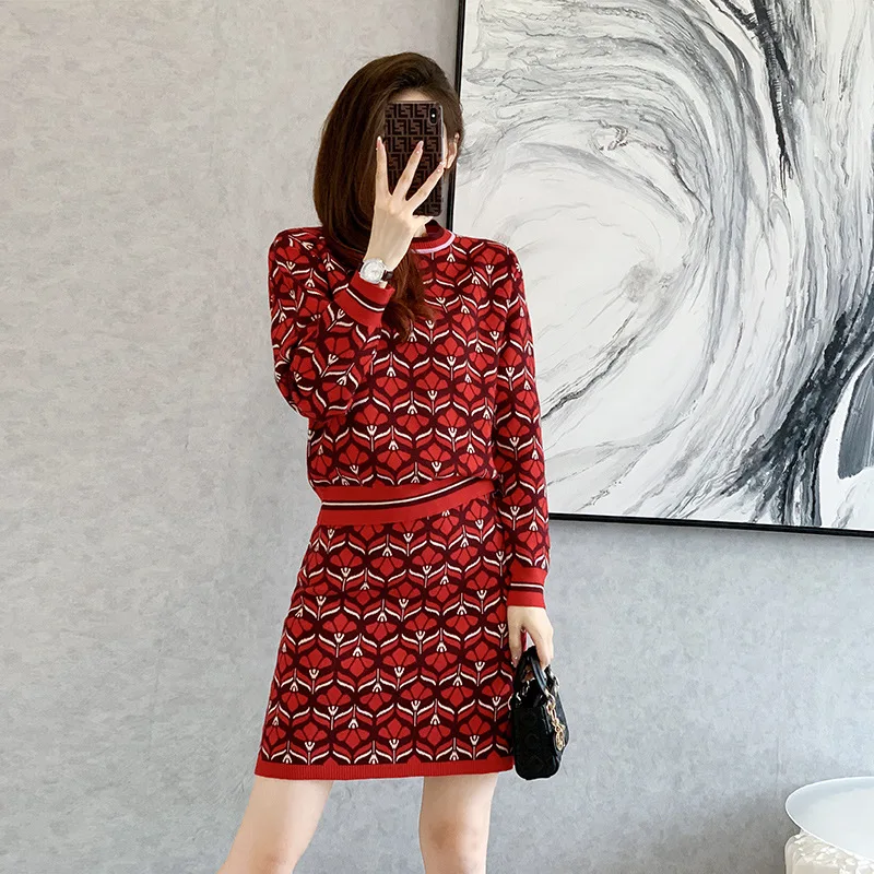 

High Quality 2023 Elegant Contrast Color Design Women Dress Female Evening Party Autumn Winter Crop Top Clothes Casual Y2k Robe