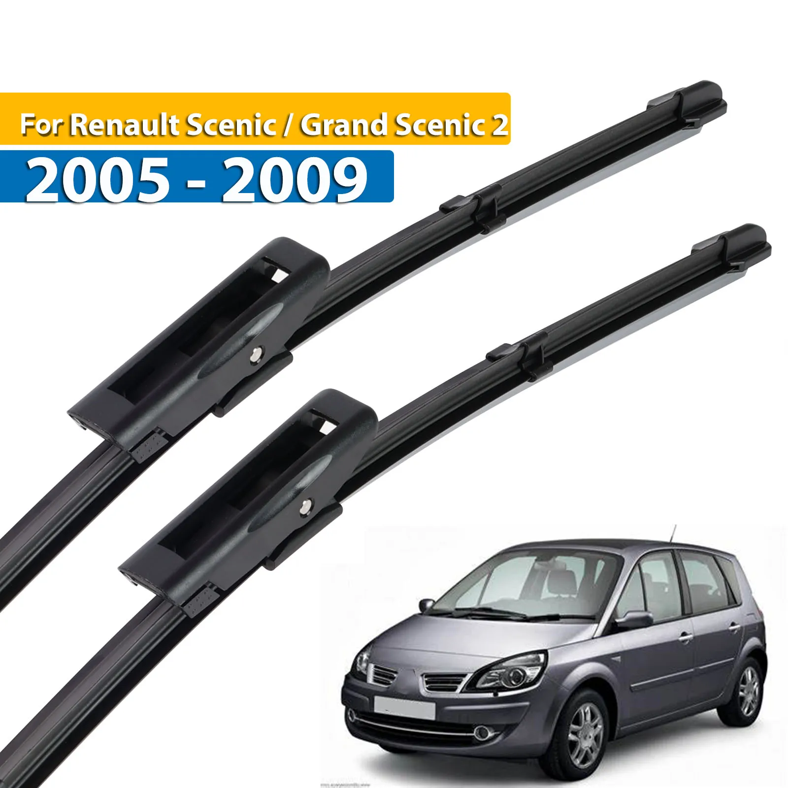 

Передние щетки стеклоочистителя Erick's для Renault Scenic 2, Grand Scenic II 2, 2005-2009, лобовое стекло, щетки для окон 26 дюймов + 22 дюйма