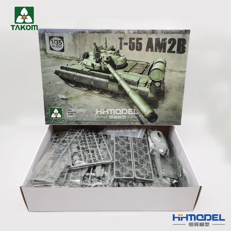 TAKOM 1/35 T-55 AM ロシア中戦車 プラモデル TKO2041(中古品)