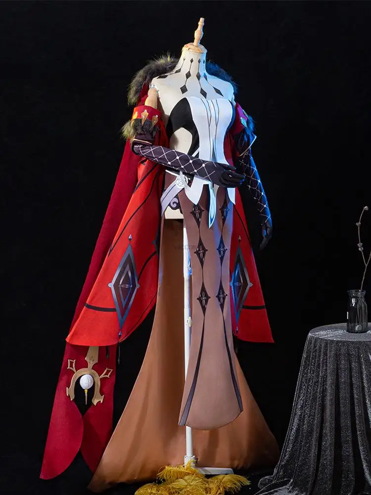 

Anime Game Genshin Impact Witch Costume Miss Yae Miko Cosplay Signora Cosplay Uniform Hair Halloween Costumes Women