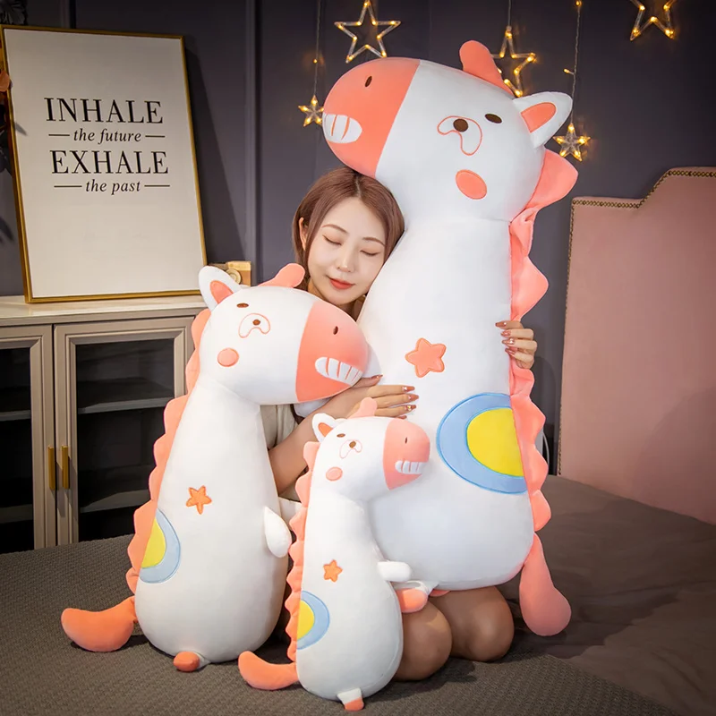

50-90cm Kawaii Unicorn Plush Toys Cute Soft Stuffed Animal Sleeping Pillow Cushion Cartoon Anime Horse Doll Xmas Gifts for Kids