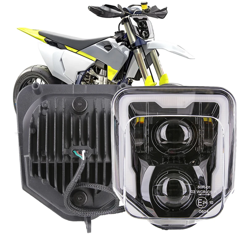 Новинка 2022 передняя фара головного света для Husqvarna 125 250 300 350 450 501 250i 300i FE250 FE350 FE450