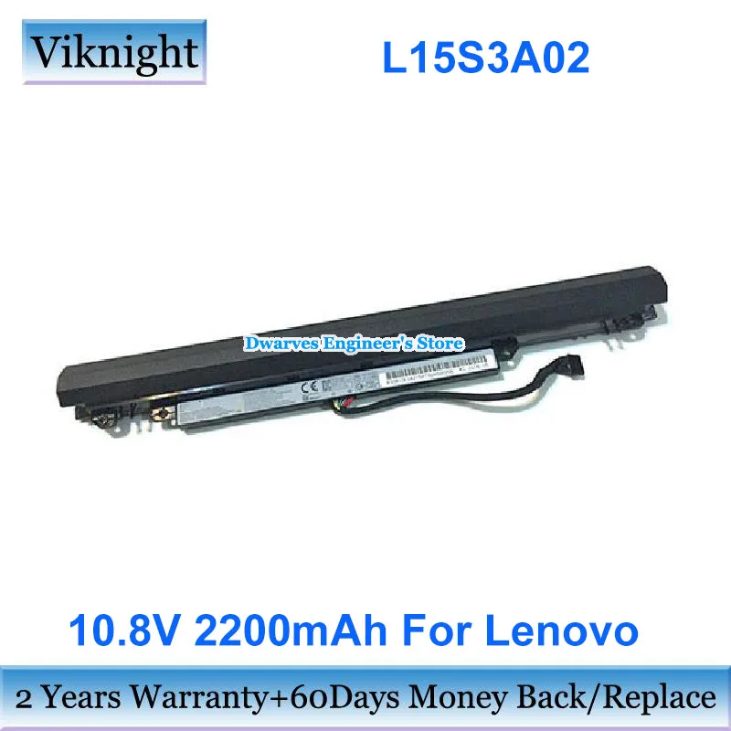 

Genuine 10.8V 2200mAh 24Wh L15C3A03 Battery L15S3A02 5B10L04166 For Lenovo IdeaPad 110-14 110-14IBR 110-15ACL 110-15AST110-15