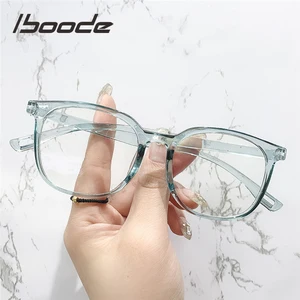 Iboode Fashion Square Eyeglass Frame For Women Men Anti Blue Light Glasses Frame Optical Computer Ey in India