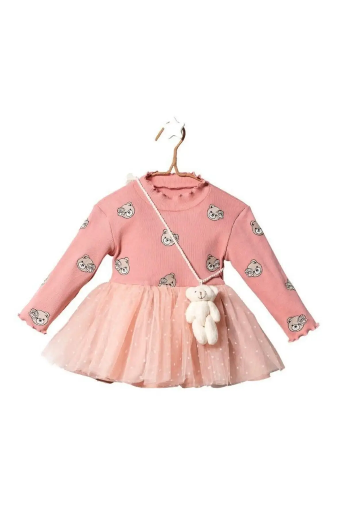 

Catalina Model M21241ke Cotton Printed Bike Collar Pink Pre-School Dress Clothing