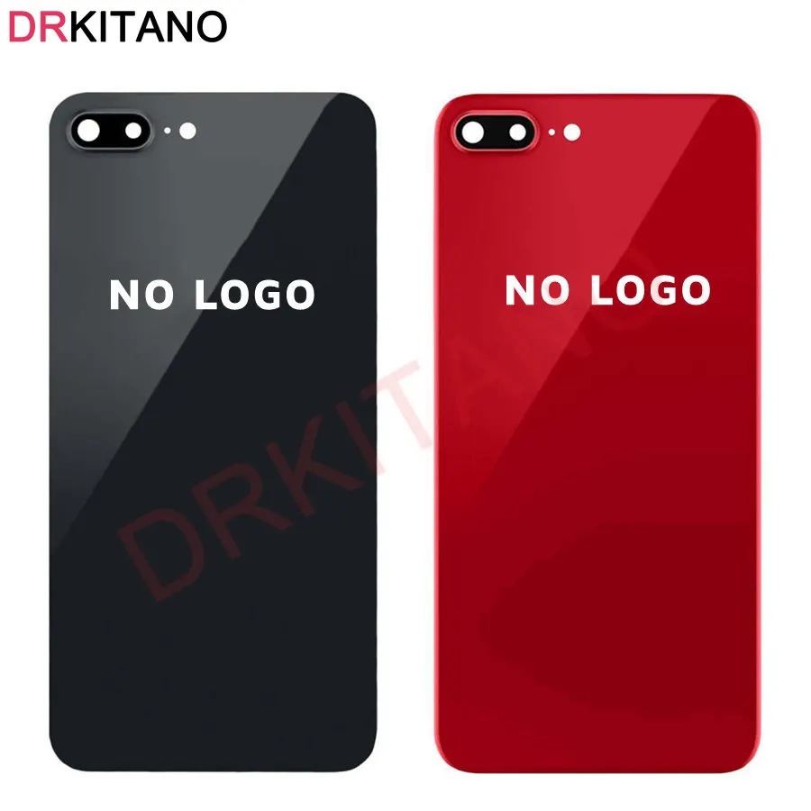 Без логотипа для Apple iPhone 8 Plus Крышка батарейного отсека задняя стеклянная панель