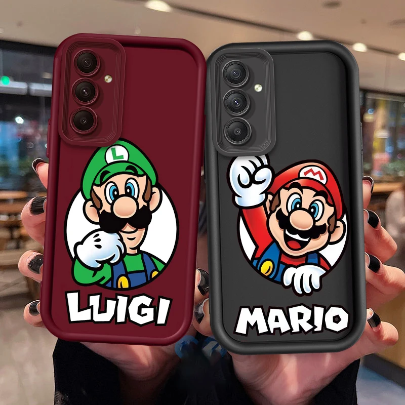 SSupers MMary MMario lluipad для Samsung A73 A71 A54 A53 A52 A51 A33 A32 A21S A14 A13 A12 A03 A04 A05 зеркальная лестница