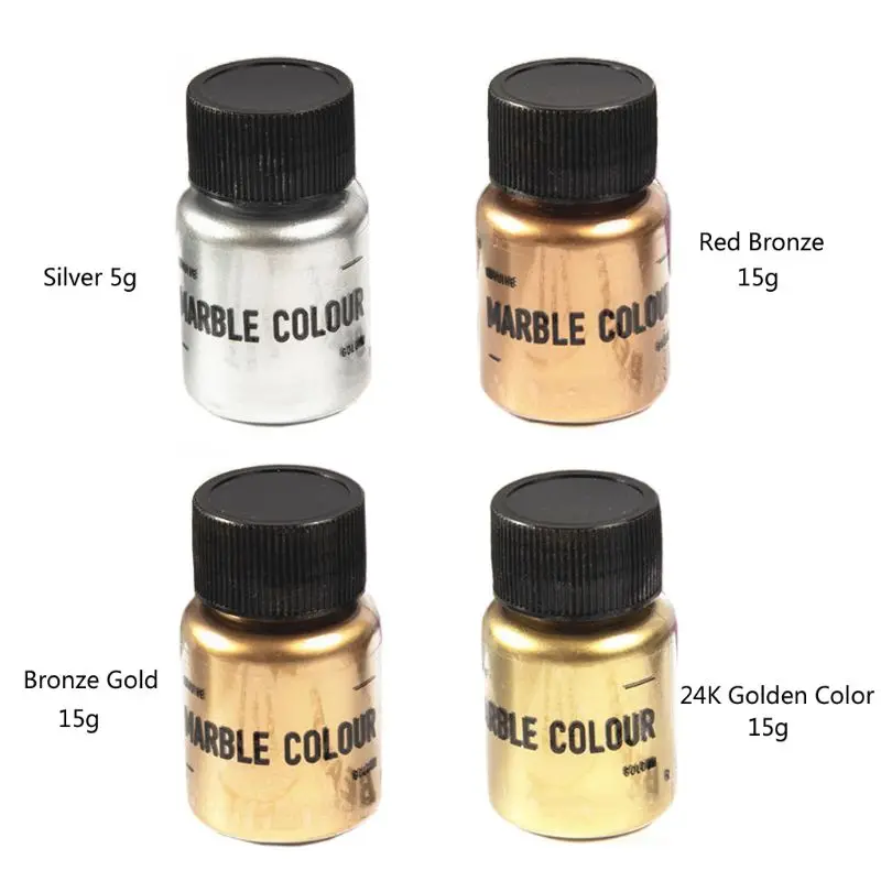 

15g Metal Mirror Marble Metallic Resin Pigment Kit Resin Dye Jewelry Making