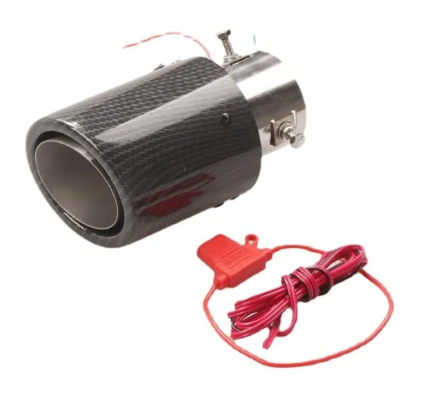 

Универсальный глушитель выхлопной трубы из нержавеющей стали и углеродного волокна с крассветодиодный светильник кой