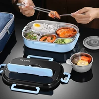 eways 316 stainless steel thermos thermal lunch box kid adult bento boxs leakproof japanese style food container portable