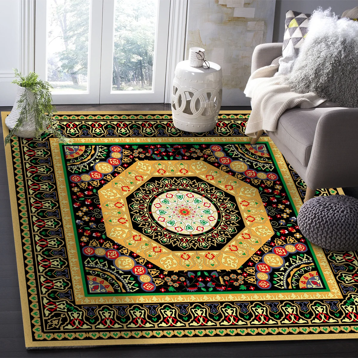 Турецкий ковер с рисунком в гостиной коврики для спальни домашний декор кухонный