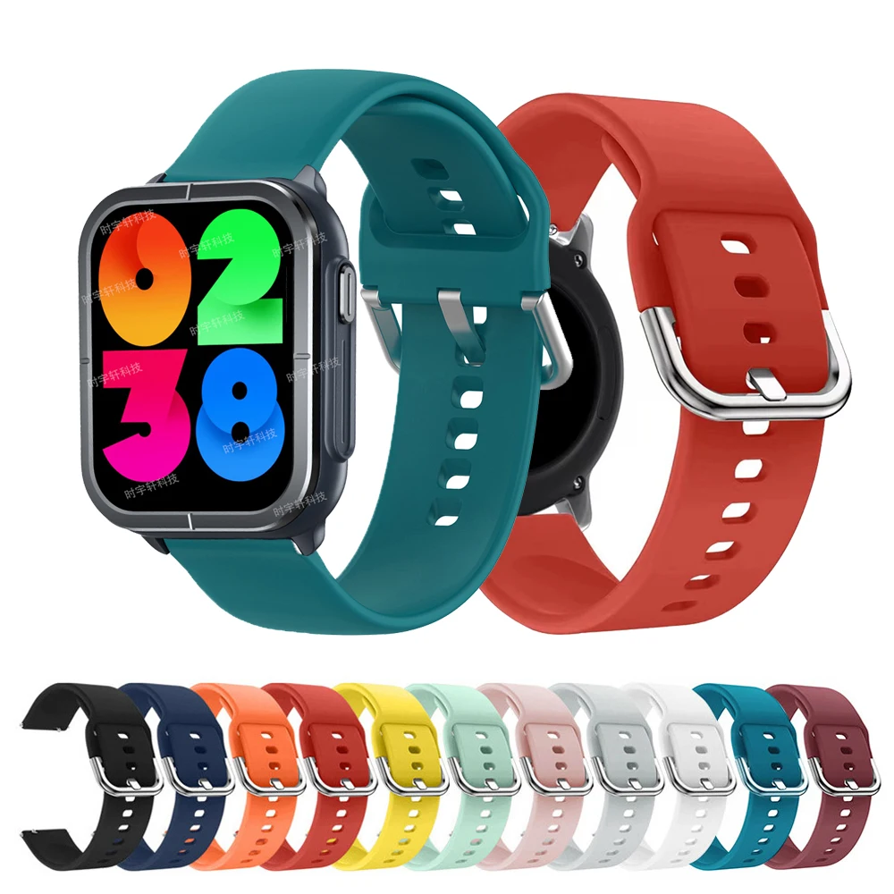 Ремешок силиконовый для смарт-часов Mibro C3 T2 спортивный браслет Lite2/A1 A2 X1/C2/Lite/Air/Color