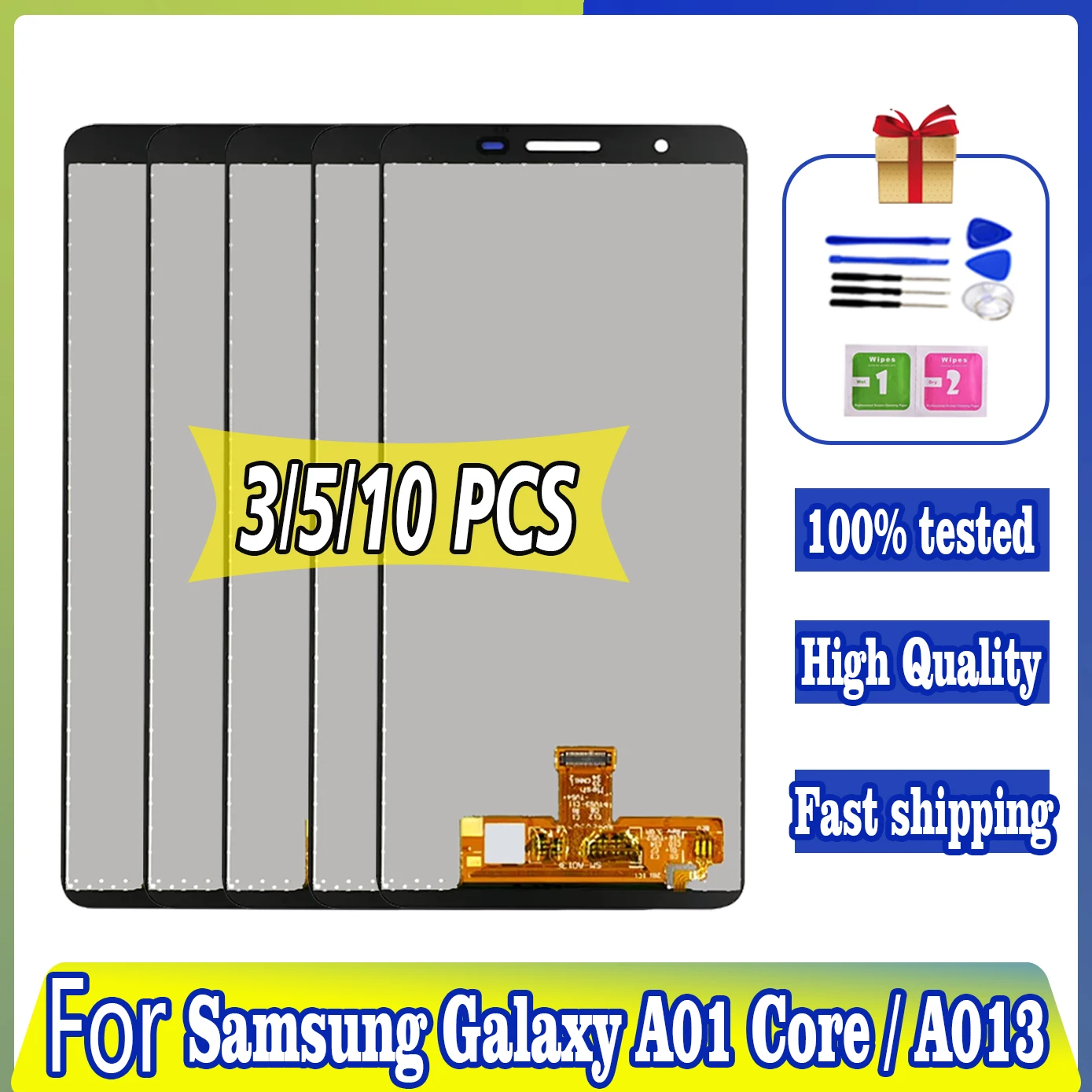 

3/5/10 шт., оригинальный AMOLED дисплей для Samsung Galaxy A01 Core A013