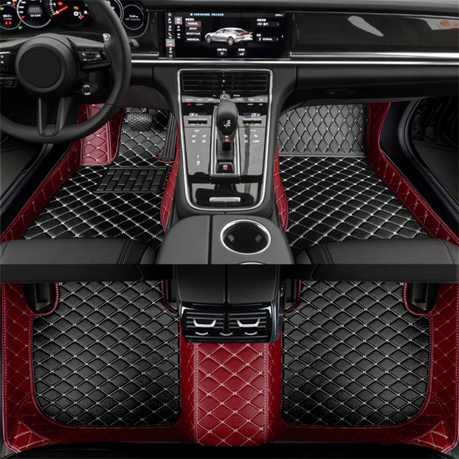 Custom Non-slip Leather Car Floor Mats For Scion IM XB  TC XA Waterproof Dustproof Soft Car Interior Accessories