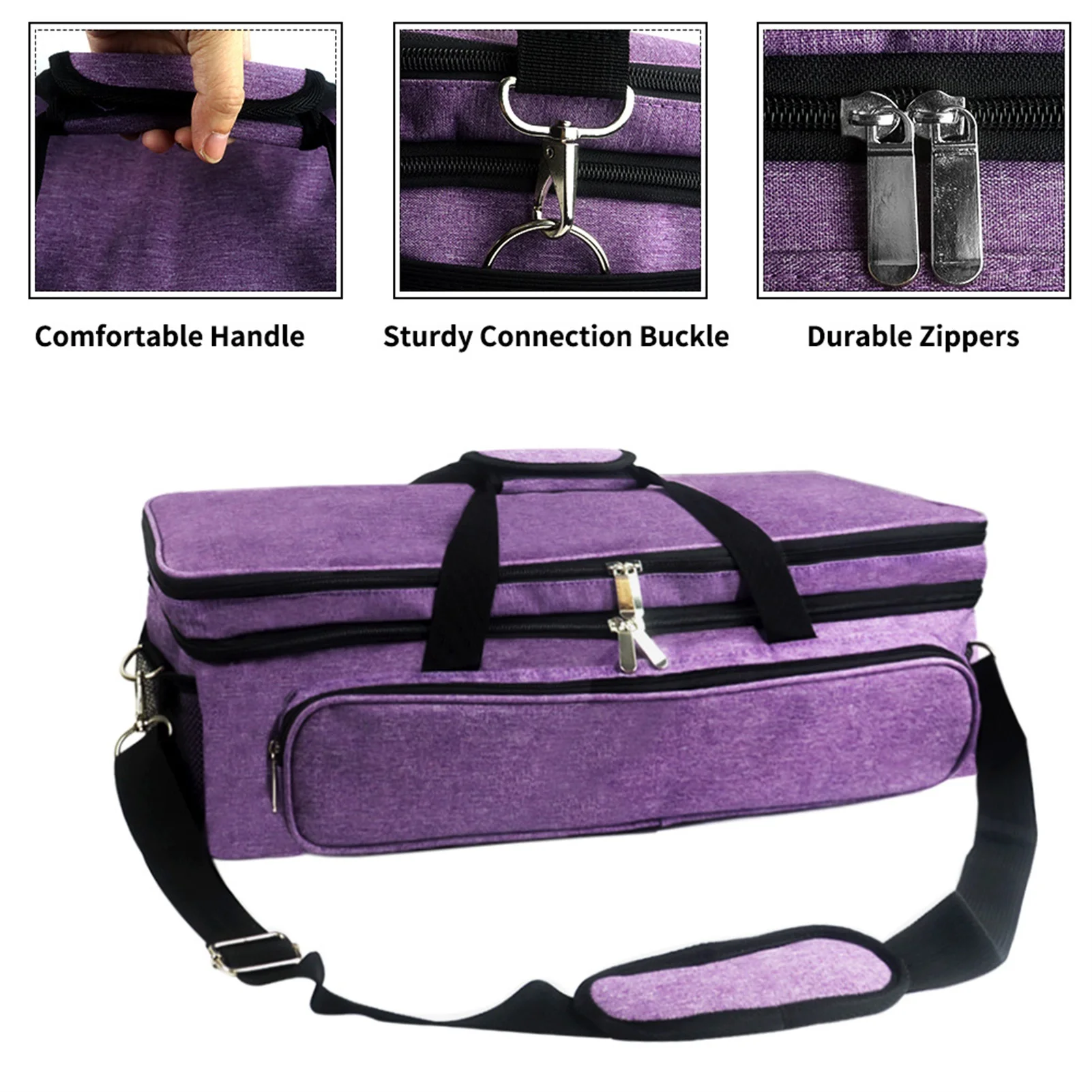 

Новая сумка для хранения швейной машины, органайзер для инструментов и переноски, складная дорожная сумка-тоут для изучения высекальных ма...