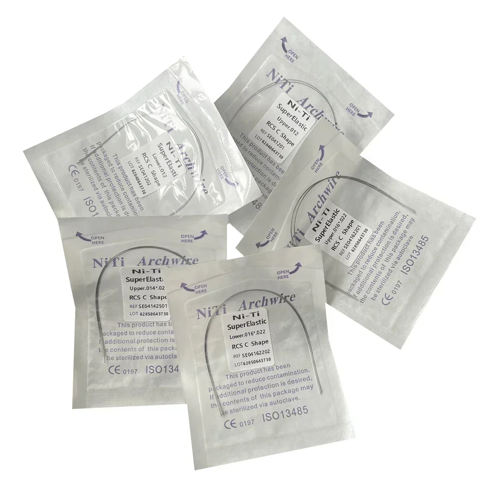 AG Стоматологические дуговые провода Ортодонтические обратные кривые Spee NiTi RCS