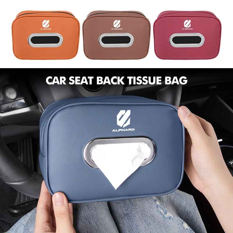 Кожаный ящик для салфеток на заднее сиденье автомобиля хранения чехол Toyota Alphard