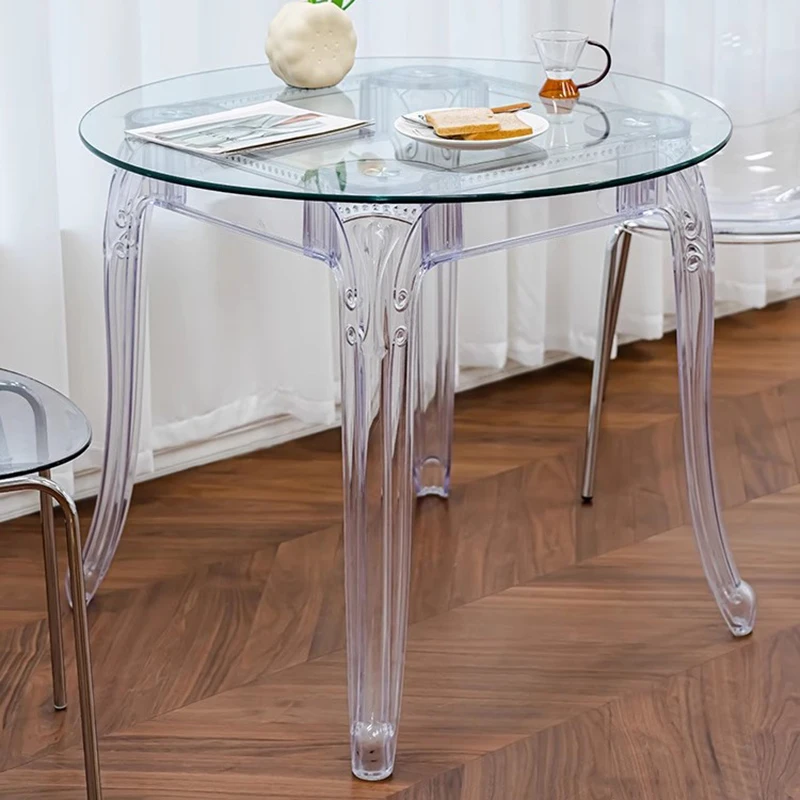 

Garden Trundle Coffee Table Living Room Round Balcony Design Coffee Table Minimalist Sehpa Modelleri Outdoor Furniture YR50CT