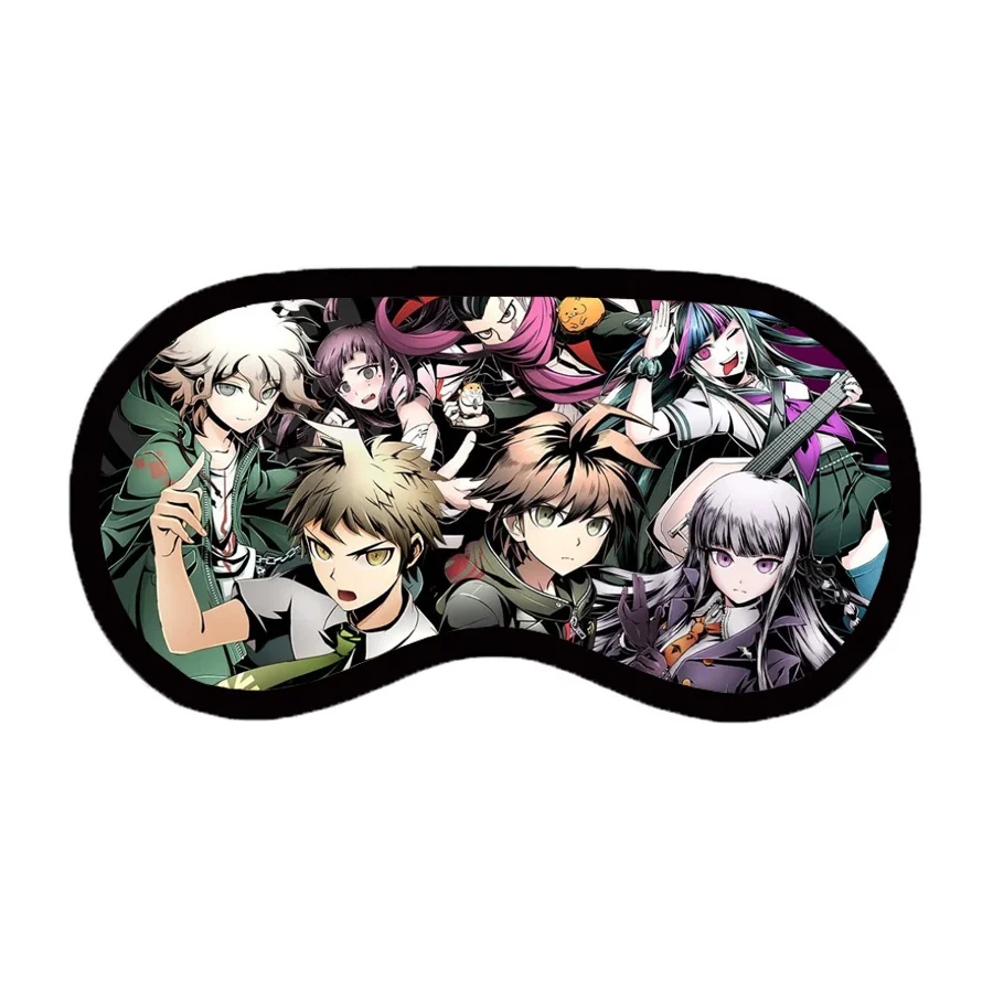 

Мультяшный аниме патч Danganronpa унисекс повязка на глаза для сна Повседневная маска для глаз патч для подростков Милая мультяшная удобная маска для глаз