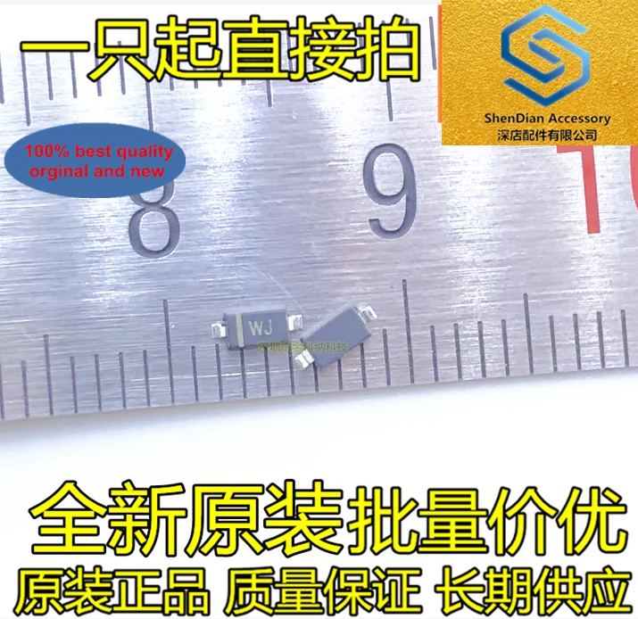 

100pcs 100% orginal new SMD diode BZT52C15 silk screen: WJ 15V SOD-123 1206 SOD123 voltage regulator real photo