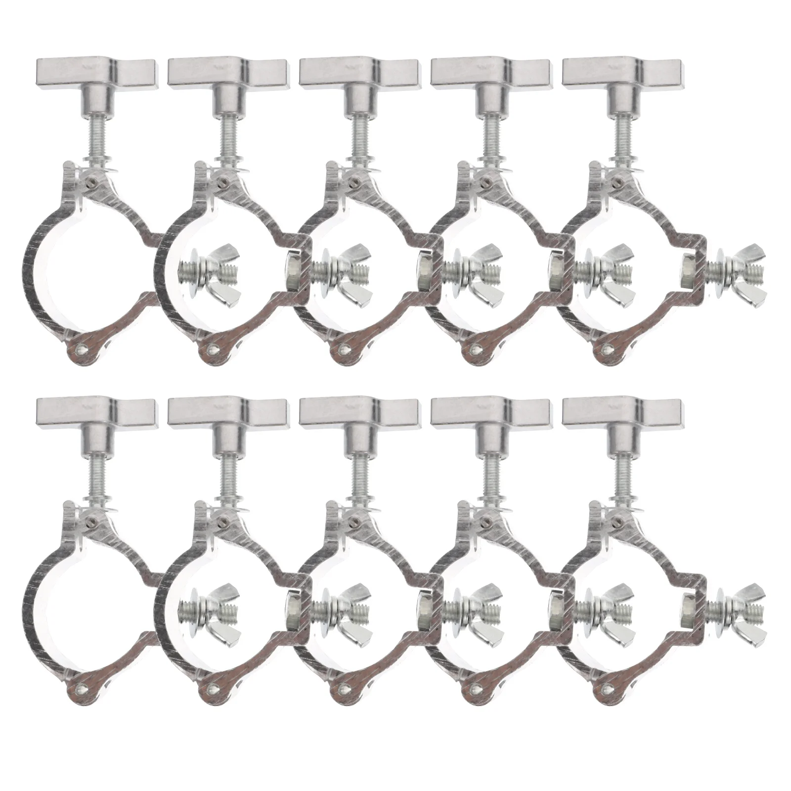 

10 Pcs Stage Light Hook Multi Purpose Hanger Moving Head Lamp Clamps Clip Hanging Clips Aluminum Alloy Hooks Sturdy