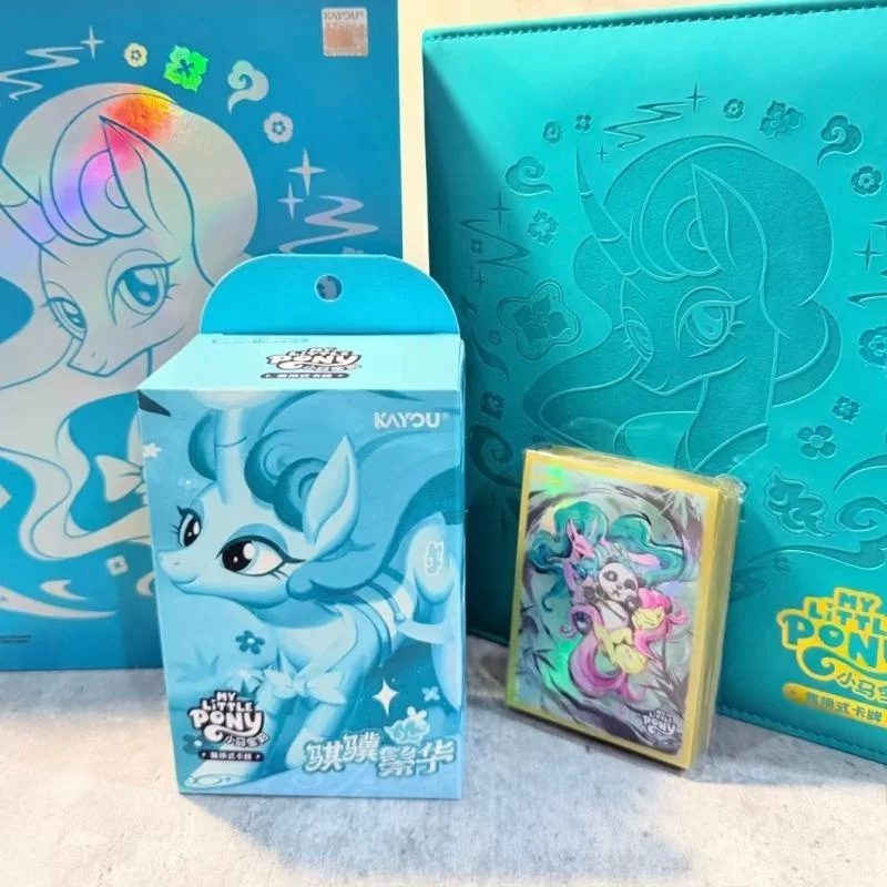 Фото Новая распродажа: Оригинальные коллекционные боевые карты Kayou×My Little Pony TCG, стартовый набор Mistmane, китайская версия, карты-сюрпризы №1
