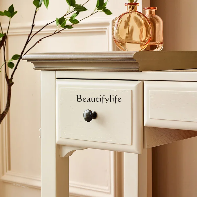 Американский светлый роскошный современный простой комод для спальни из