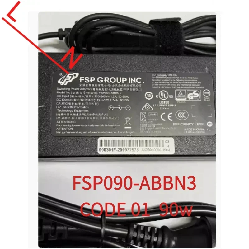 Оригинальный адаптер питания Quanhan FSP090-ABBN3 для зарядного устройства ноутбука