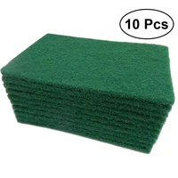 10pcs durable duty scour pad general purpose scrub sponge scouring pad non scratch pot scrubber pads cleaning sponge 15x10x0 6cm