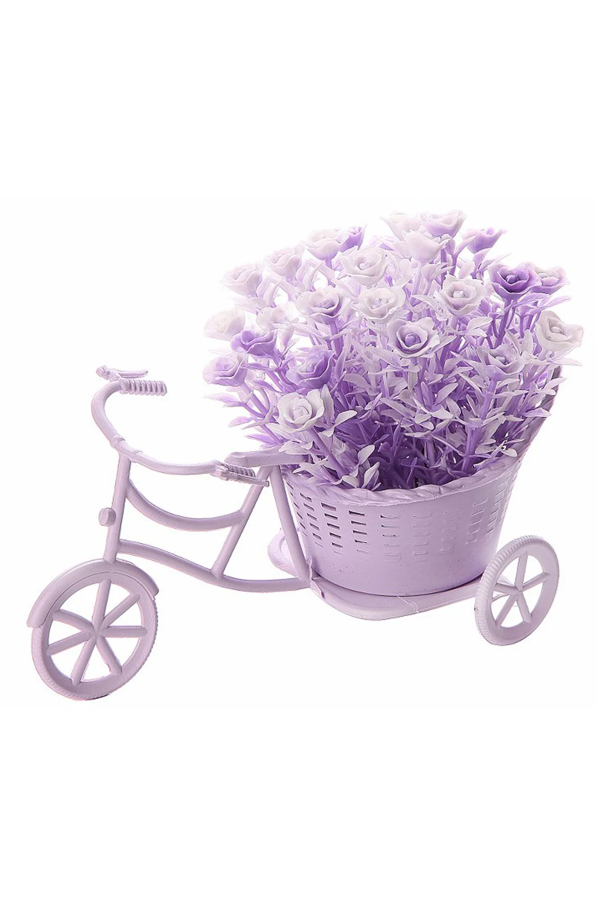

Nostalgic Bicycle Flower Pot Decorative Artificial Flower Purple 14 cmAnime, Genshin Effect, Stickers, A Piece of Home Decor