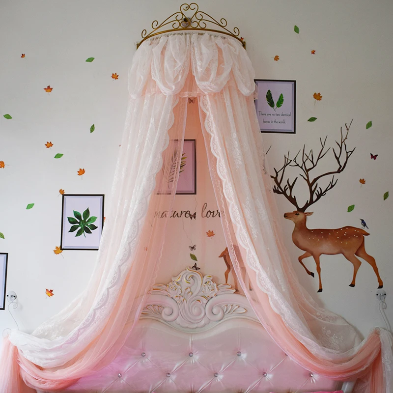 Занавеска на Кровать Принцесса занавеска кровать газовая декоративная